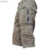 Shorts pour hommes Short Cargo militaire pour hommes 2022 armée Camouflage tactique Joggers Shorts hommes coton travail ample décontracté pantalon court grande taille 5XLL240111