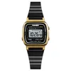 Women's Digital Waterproof Watch Men's Stainless Steel Chronograph Countdown Watch Shock LED Sprot Watch skmei montre