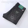 Mäns jeans designer mens elasticitet jean hombre byxor män och kvinnor modemärke lyxbyxor denim byxa trend varumärke motorcykelbyxor herr mager knappar 09 562y