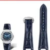 Bracelet de montre cranté en cuir brillant, adapté à la série GEYA Glorious Glory 78078 78081 78095G