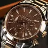 gentleman multifunctioneel tijdcode solide precisie stalen nachtlampje waterdicht M herenhorloge