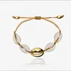 1pc Cowrie coquille Bracelet femme réglable boho macramé amitié réel coquillage Bracelet fête des mères bijoux cadeau 76942874472