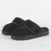 Vrouwen Australië Winter Indoor Slippers 100% Echt Leer Warme Thuis Schoenen Pantoffels Dames Unisex Katoen Slippers EUR 34-45