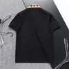 Męska koszulka Polo Modna T-shirt luksusowy kołnierz polo oddychający Top Summer Business Shirt czarno-biały azjatycki rozmiar m-xxxl