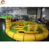 Free Ship Outdoor Activities 15x12m (50x40ft) With blower small kids Didi Car Swing cars Inflatable Race Track Game Toys for sale-B