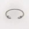 Designer CH Bracelet pour femmes Chromes S925 Sterling Argent Femme Mode Rivet Ouvert Mâle Balle Tête Décoration Coeur Croix Bijoux Hommes Classique Bracelet 7VDG