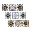 壁時計3ピースイスラムの装飾ハンギングクロック装飾プラスチックとガラスのための装飾的なギフト多機能軽量
