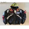 Designer Vetements Jackets High Street Original Vetements Män tvättade denimjackor överdimensionerade VTM Jackor Fashion Bomber Patched Taggar 7868