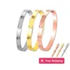 Bangle With Box Diamond Bangle Bracelet Luxury Designer Braclets For Woman Man Lover Bracelets Jewelry Supply 8G5I