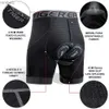 Shorts masculinos X-TIGER Shorts de ciclismo masculino 5D acolchoado GelMTB Shorts de ciclismo calças com design absorvente respirávelL240111