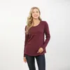 Autumn Long Sleeve Pregnancy Maternity Clothes Breastfeeding Tops For Pregnant Women Nursing Top Tshirt Free 240111