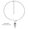 Ожерелья с подвесками, очаровательное ожерелье с хвостом осьминога для женщин и девочек-подростков, тематическая цепочка в стиле океана K3KF