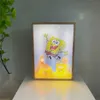 Night Lights INS Decorative LED Wall Light 3D Painting Bedside Sconces Picture Modern Simulate Sunshine USB Dimmable Drawing Night Lamp Gift YQ240112