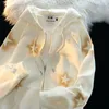 Женские толстовки большого размера Y2k Sudadera Mujer, американские винтажные толстовки со звездами для пар, пальто на молнии, женские толстовки с капюшоном в консервативном стиле