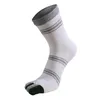 5 par Man Short Toe Socks Pure Cotton Striped Business Vintage Sweatabsorbering Soft Elastic Party Dress Finger Sokken 240112