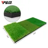 Products Pgm Golf Hitting Mat 3 Grasses with Rubber Tee Hole Golf Training Aids Indoor Outdoor Triturf Golf Hitting Grass Golf Mats