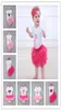 DHL 2017 Ins Number stampato PagliaccettoTutu Gonna con fascia per capelli bambino Set di abbigliamento carino Bambini 3 pezzi set9924204