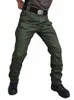 Men's Solid Waterproof Tactical PantsDurable Combat Cargo Pants With Multi Pockets Classic Outdoor Hiking Camouflage Military 240111