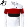 Mode heren lente en herfst poloshirt met lange mouwen voor heren 240111