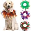 Abbigliamento per cani Collare colorato per animali domestici Gatti Cani Polli Anatre Oche Halloween Natale Sciarpa al collo Accessori per vestire