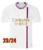 2023 2024 Maillot de foot Soccer JerseyS Lyonnais CAQUERET TOLISSO JEFFINHO OL AOUAR TAGLIAFICO Fans football shirts 23 24 TRAORE SARR man lyon kits