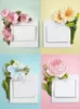 3D European Wall Sticker Flower Dekorativt dekal Hem Kreativt harts Socket Room Decoration Light Switch Cover Wall Stickers 240111