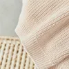 Pullover Suefunskry Newborn Baby Girl Boy Knitted Long Sleeve Autumn Winter Sweater Christmas Letter Print Loose Pullover Casual TopsL2401