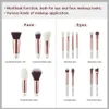 Pinsel Jessup Pinsel Professionelles Make-up-Pinsel-Set, Make-up-Pinsel-Werkzeug, Foundation, Puder, Definierer, Shader, Liner