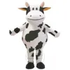 Halloween Super Cute Fat Cow mascot Costume for Party Cartoon Character Mascot Sale free shipping support customization