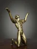 125 tum Art Deco Bronze Sculpture Creative Abstract Figure Staty Dekorativ5534126