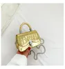 Evening Bags Party Small Square PU Shoulder Chains Hasp Alligator Handle For Ladies 2024 Fashion Bolsa De Ombro Corrente