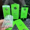 500pcs 20d Zielony przezroczysty obrońca ekranu dla Apple iPhone 13 x 12 15 14 XS Max 14promax Mini 11 Pro Max XR Edge Temperted Film dla iPhone'a