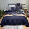 オールマッチ4ピースベッドセットピュアコットンベッドシート布団カバー印刷された秋と冬の綿の寝具