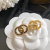 Boucles d'oreilles Designer Stud Haute Qualité Amour Femmes Bijoux Automne Filles Charme Boucles D'oreilles Plaqué Or Boîte Paquet Cadeau Boucle D'oreille