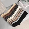 Designer Women Long Socks Boot Solid Wool Thigh Stocking Skinny Casual Cotton Over Knee-High Fluffy Female Long Knee Sock