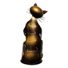 Suporte de vinho em forma de gato de metal moderno estilo durável delicado artesanato rack presentes adoráveis para amantes 240111