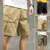 Shorts pour hommes 2022 nouveaux hommes coton lin Shorts pantalons mâle été respirant couleur unie lin pantalon Fitness Streetwear S-3XL 240227