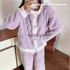 home clothing Winter Velvet Fleece Thick Coral Pijamas Warm Flannel Women Pajamas Set Long-Sleeved Trousers Pyjamas Sets Home Wear Sleepwearvaiduryd