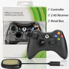 Controladores de juegos Joysticks para Xbox 360 Controlador 2.4G Gamepad inalámbrico Joystick para Microsoft XBOX360 Compatible con PC Windows 7/8/10 Controlador de juegos