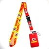 Rugby N Team F Voetbal L Nekkoord Sleutelhanger Kledingontwerper Man Lanyard Creditcardhouders Keycord Sleutelhouder DIY Hangend touw Telefoonaccessoires