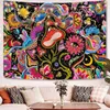 Funghi psichedelici Arazzo Divinazione Psichico Appeso a parete Hippie Boho Decorazione carina della stanza Arazzi magici Art Home Decor 240111
