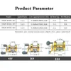 40 #-60 # moulinet de pêche à la traîne solide renforcé tout en métal bateau de mer d'eau salée pêche Baitcasting roue de tambour pour poisson-chat musqué bar Surf 240112