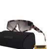 Óculos de sol designer mens óculos de sol forma de telescópio óculos de sol pára-brisas lentes com design de letras tridimensionais óculos de mulher de cor gradiente