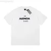 24SS Designer Blenciaga Baleciaga T-shirt 23ss High Edition B Familie Zomer Nieuw T-shirt Unisex Paar Los Ontspannen Mode Veelzijdige korte mouw