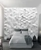 Papel pintado moderno personalizado del Pentágono Irregular de visión 3D, papel tapiz Mural de pared con figura geométrica abstracta para Living1194976
