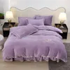 Set biancheria da letto invernale Tessili per la casa Copripiumino in peluche caldo e spesso Copripiumino Federa 4 pezzi Set copripiumino di lusso queen size Biancheria da letto 240111