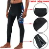 Pantaloni lunghi da bicicletta antiurto a 3 tasche Pantaloni con bretelle da ciclismo Pantaloni da mountain bike Traspiranti da uomo con imbottitura in gel Triathlo 240112