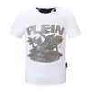 PLEIN BEAR T-SHIRT Hommes Designer T-shirts Marque Vêtements Strass PP Crânes Hommes T-SHIRT COL ROND SS SKULL Hip Hop Tshirt Top Tees 16788