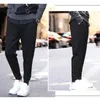 Sports Joggers Students Tall Men Long Sweat Pants Spring Autumn 4XL Fleece Warm Boys Track Sweatpants Winter Trousers 240112