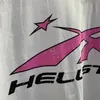 24ss printed Hellstar white women's T-shirt 1 1 high-quality pure cotton casual T-shirt for men's clothing 240112
